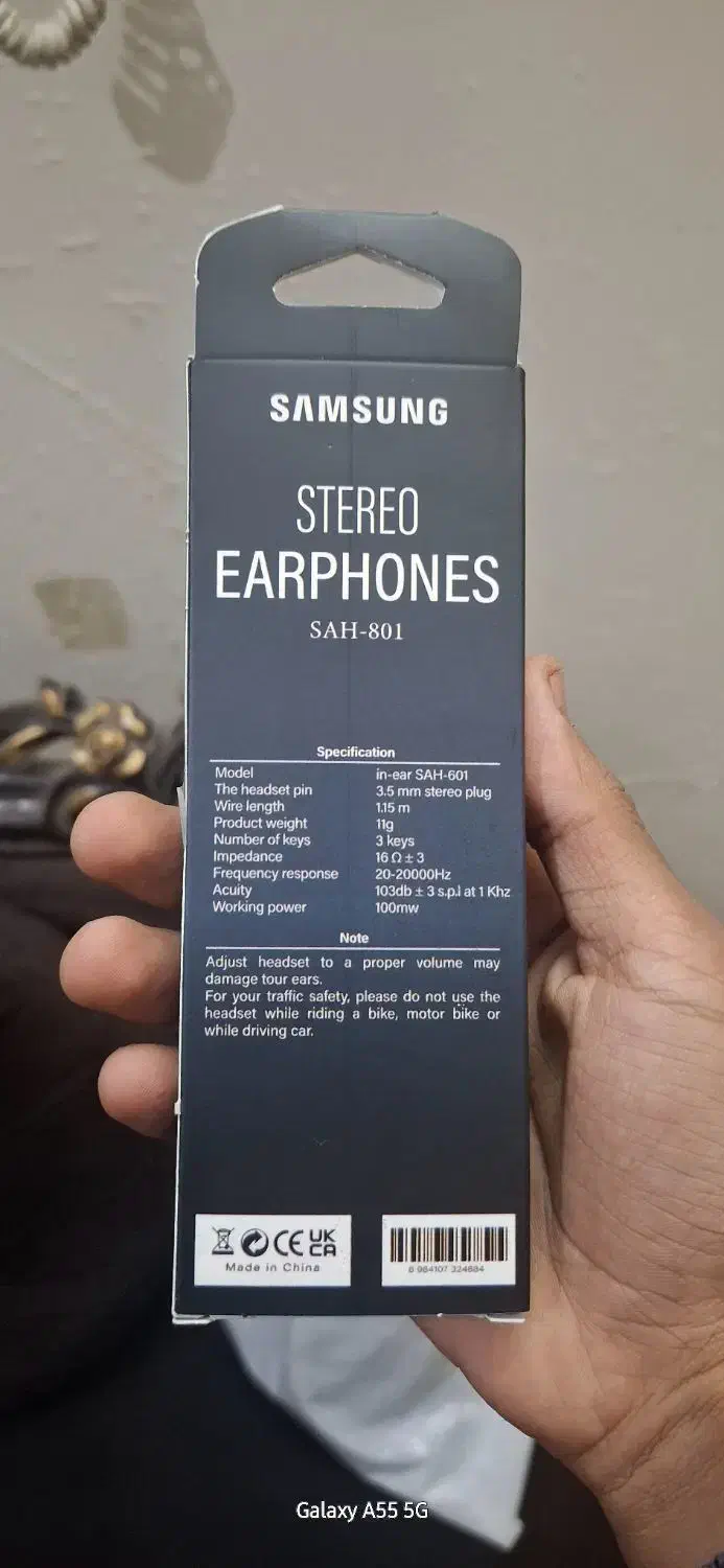 هندزفری سامسونگ مدل 601-SAH با سیم|لوازم جانبی موبایل و تبلت|ری, فیروزآبادی|دیوار