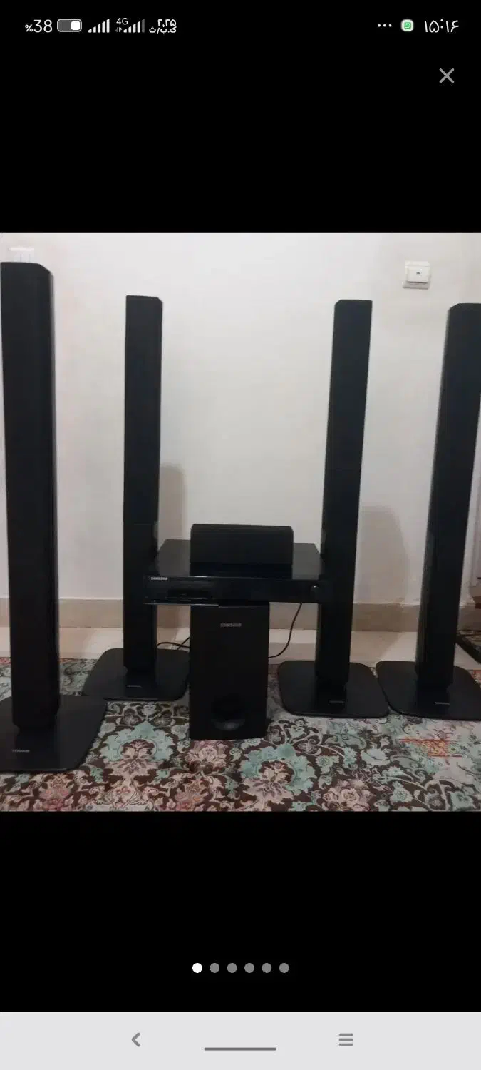 فروش ویژه انواع سیستم های صوتی الجی سامسونگ .سونی.|سیستم صوتی خانگی|رفسنجان, |دیوار