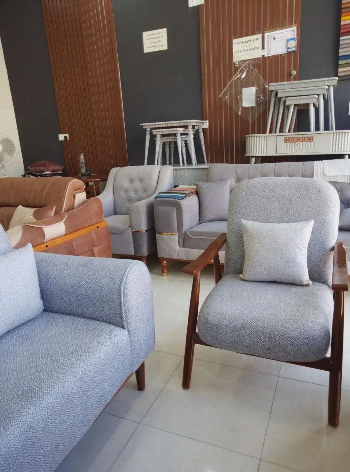 مبل مینیمال 8 نفره تخت خواب شو|مبلمان خانگی و میز عسلی|لار, |دیوار