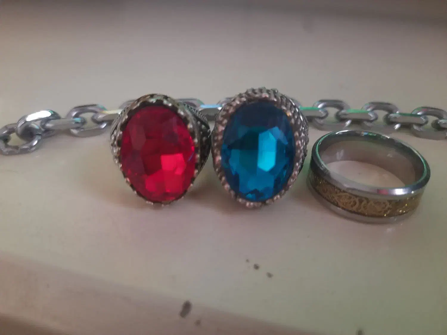 انگشتر های زیبا تکی 100دست بد|بدلیجات|خوی, |دیوار