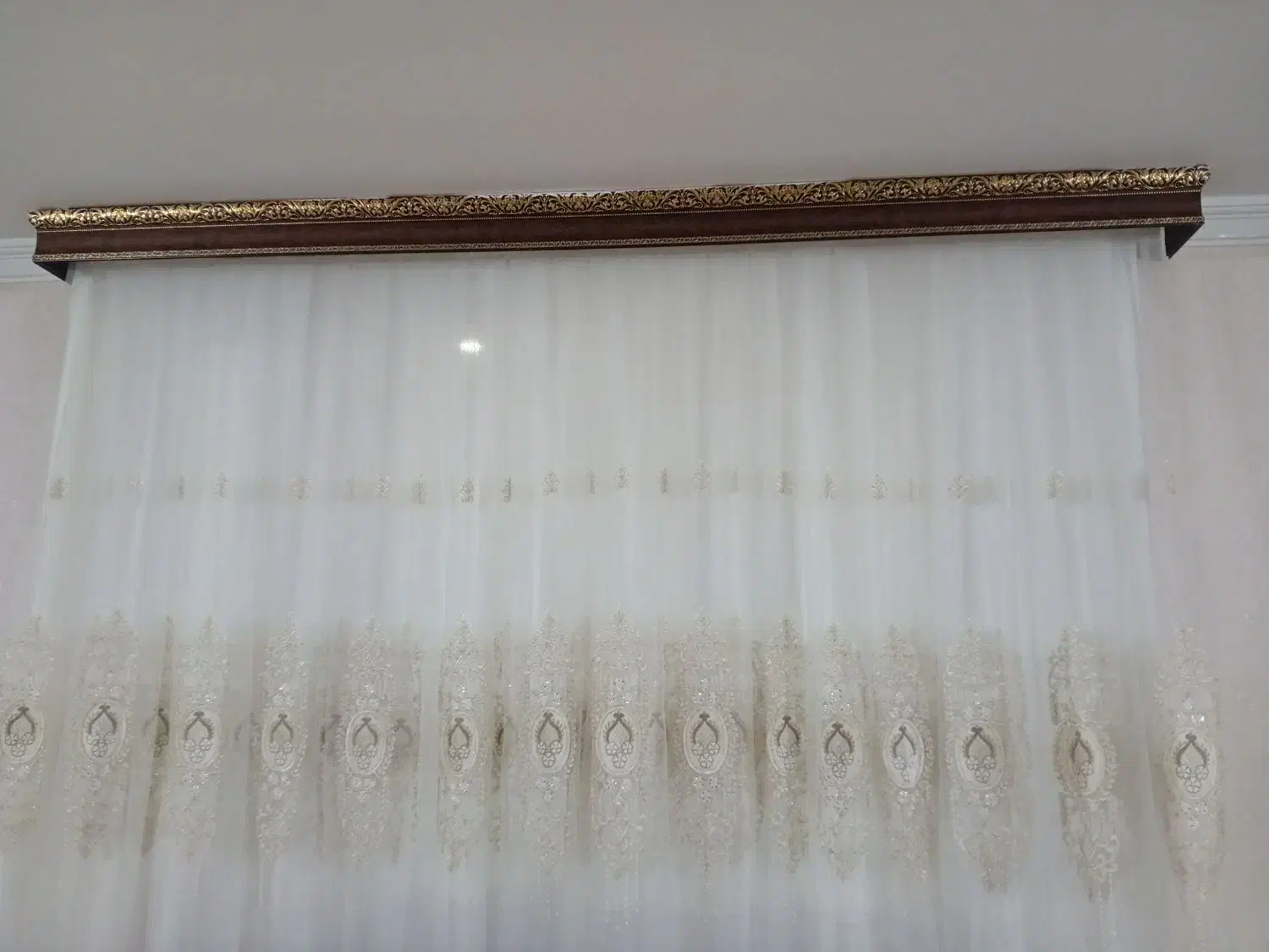 پرده حریر نو سالم|پرده، رانر، رومیزی|معصومیه, |دیوار