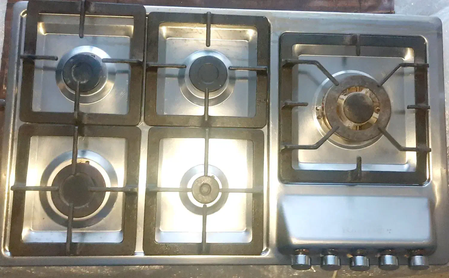 اجاق گاز تمام استیل پنج شعله|اجاق گاز و لوازم برقی پخت‌وپز|هشتگرد, تهران دشت|دیوار