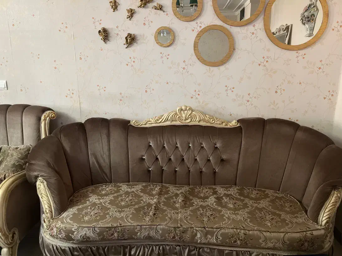 نیم ست ترک|مبلمان خانگی و میز عسلی|قزوین, |دیوار