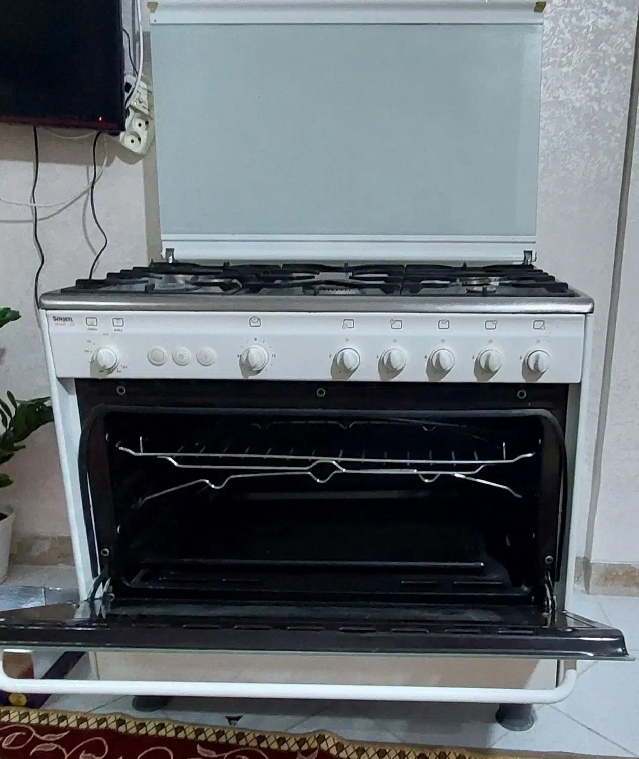 اجاق گاز 5 شعله فر دار|اجاق گاز و لوازم برقی پختوپز|سمنان, |دیوار