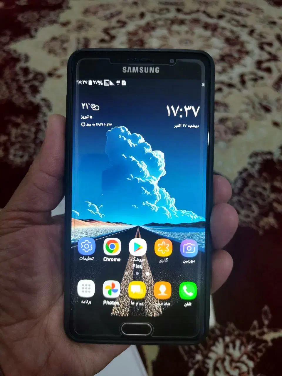 سامسونگ a7 حافظه ۳۲ رم۳ درحد|موبایل|تبریز, |دیوار