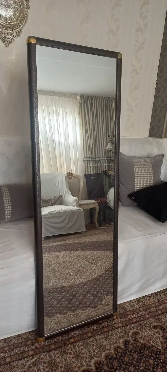 آینه قدی سالم با قاب آلمینیوم|آینه|تبریز, |دیوار