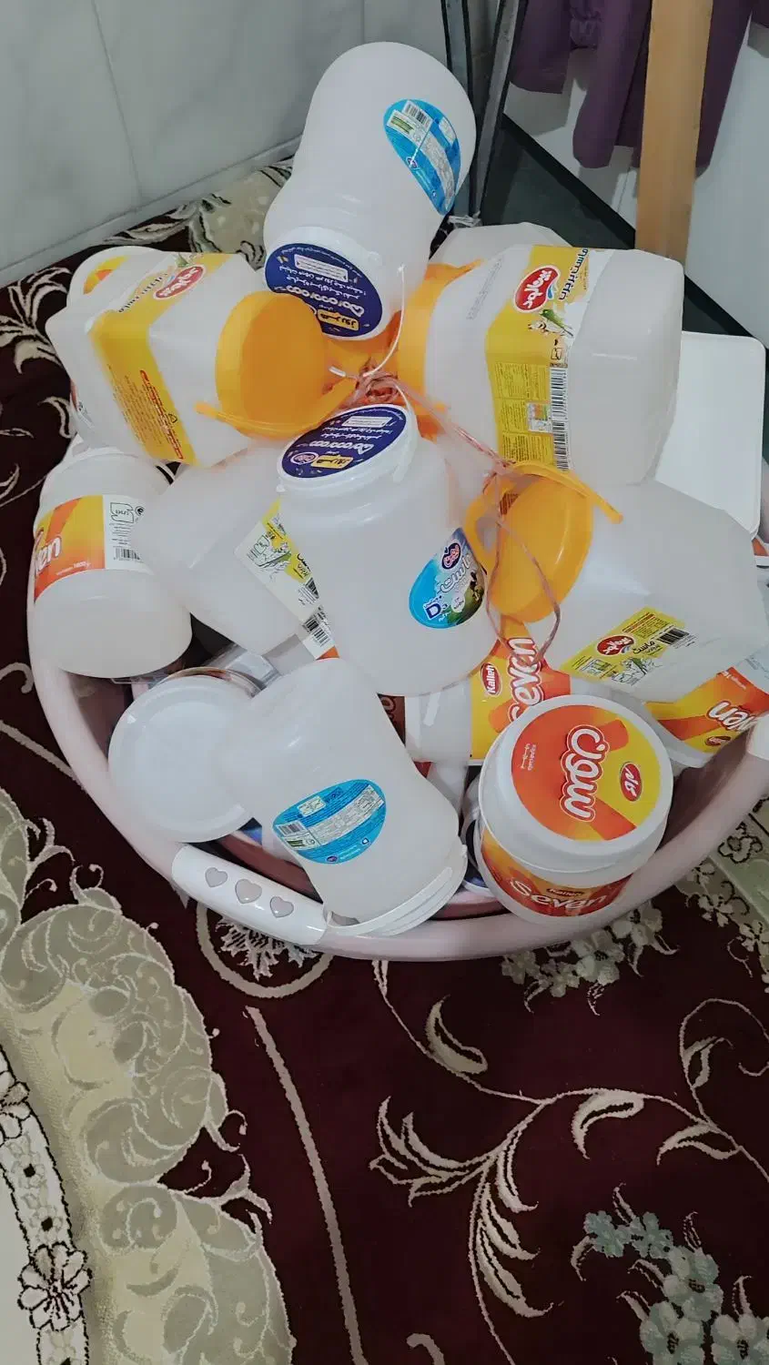 دبه ی ماست|ظروف نگهدارنده، پلاستیکی، یک‌بارمصرف|نیشابور, مازول|دیوار