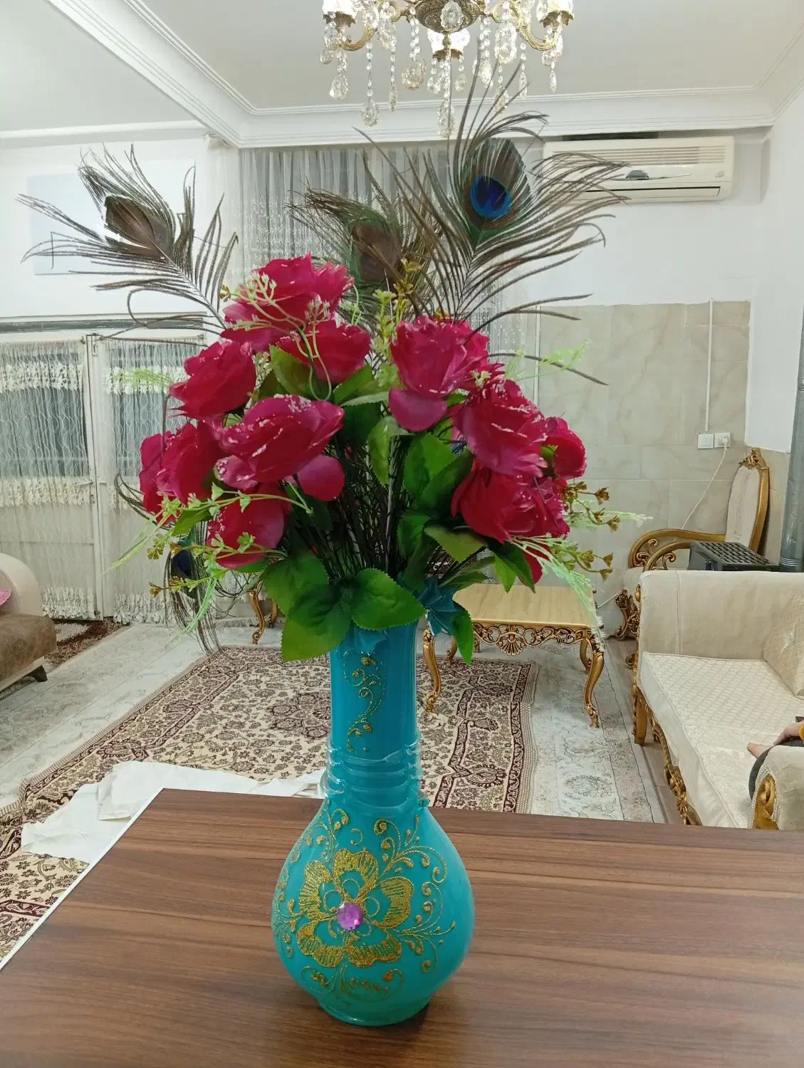 گل مصنوعی|گل مصنوعی|قم, وادی السلام|دیوار