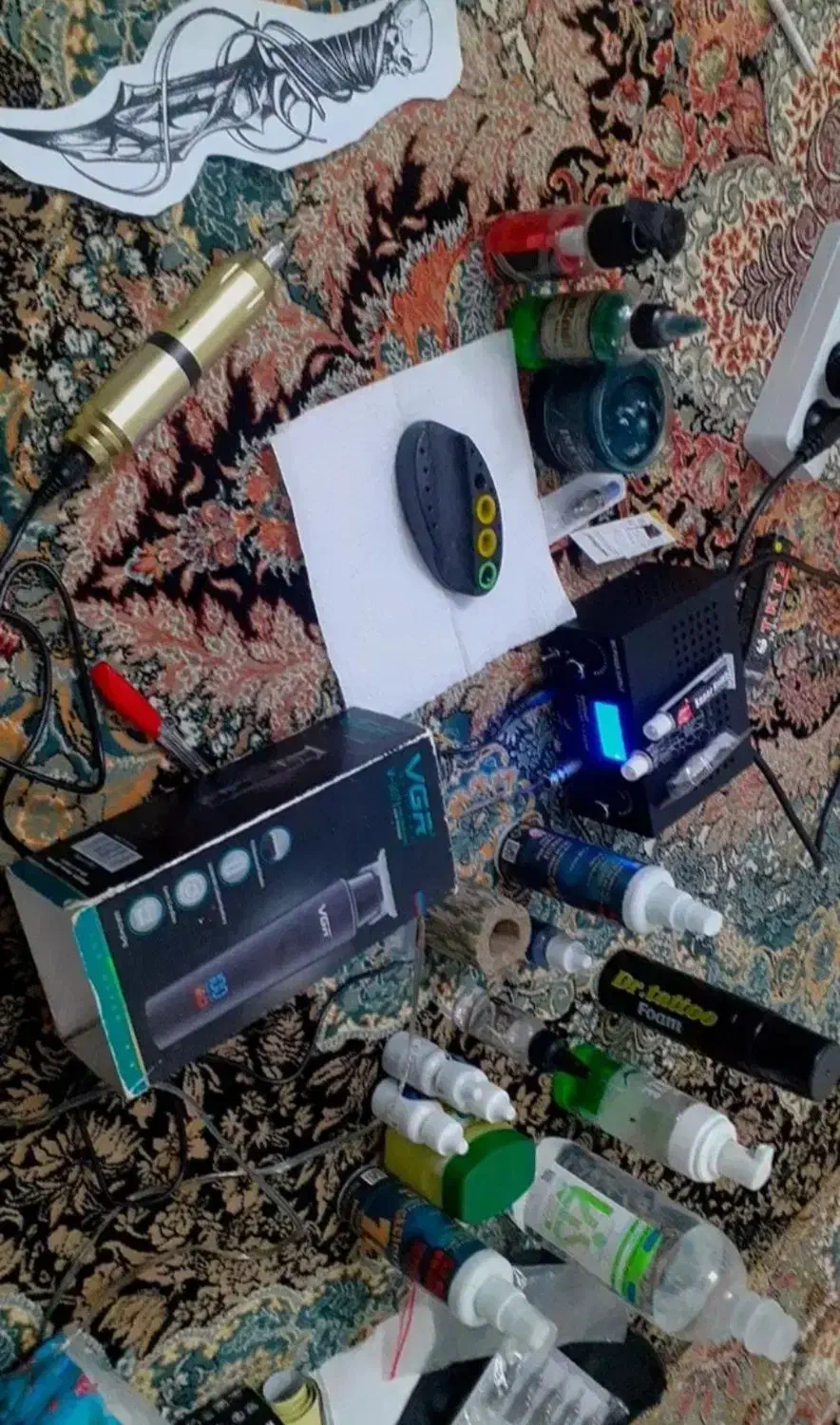 دستگاه تتو( پن) و ترانس|آرایشی، بهداشتی، درمانی|شوسف, |دیوار