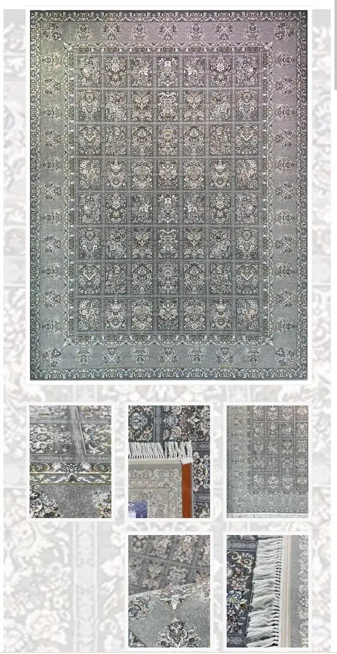 فرش۶متری ۷۰۰شانه ۲۵۵۰تراکم زمرد مشهد ۳تخته پلمپ نو|فرش|ساوه, |دیوار