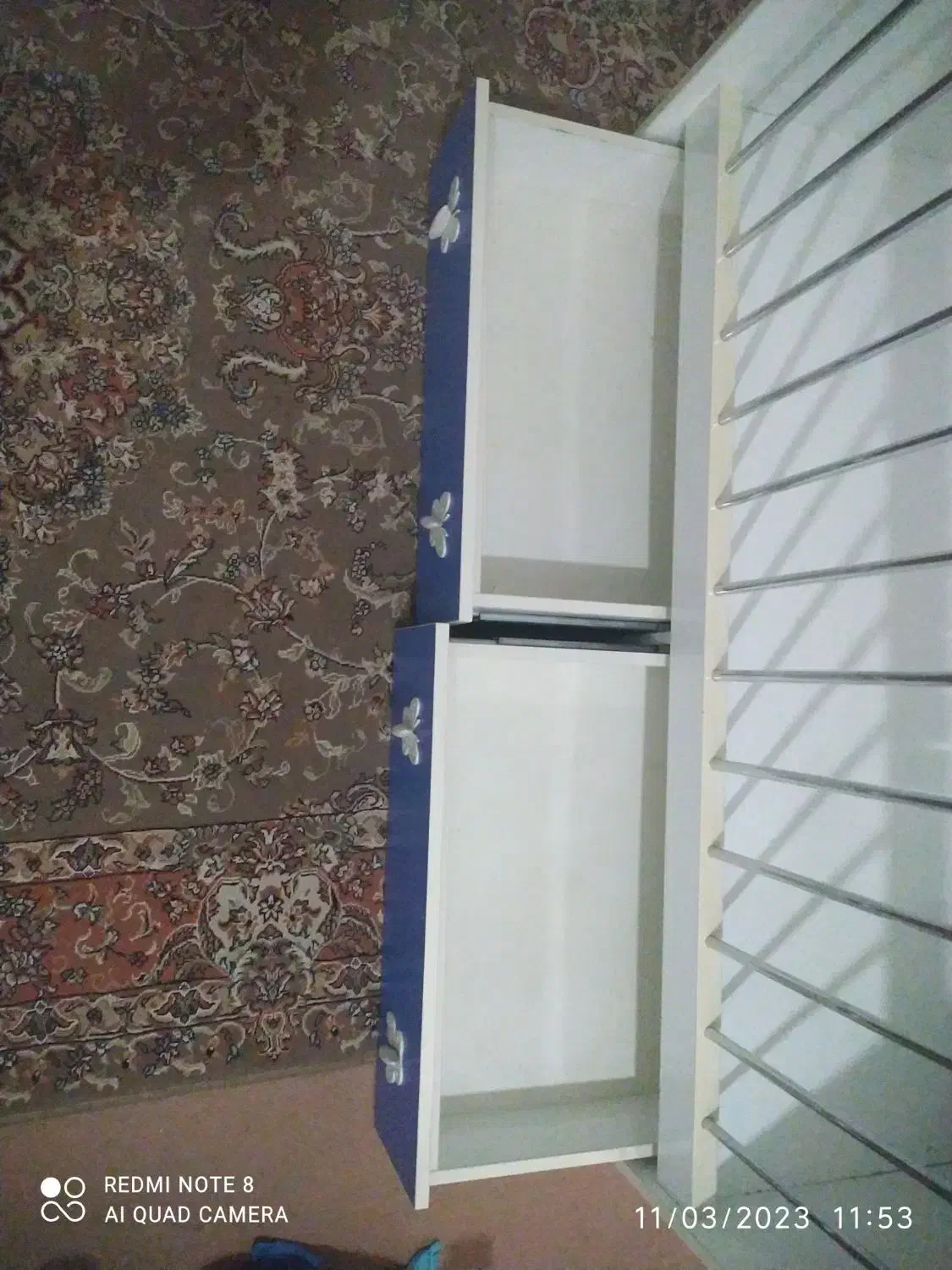 تخت کودک ام دی اف به همراه تشک|اسباب و اثاث بچه|شاهین‌شهر, کوی مهدیه|دیوار