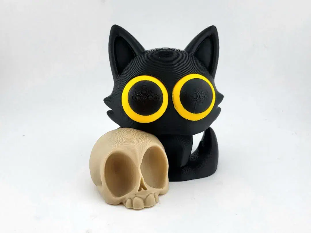 Kawaii Demon Cat with Skull|اسباببازی|تبریز, |دیوار