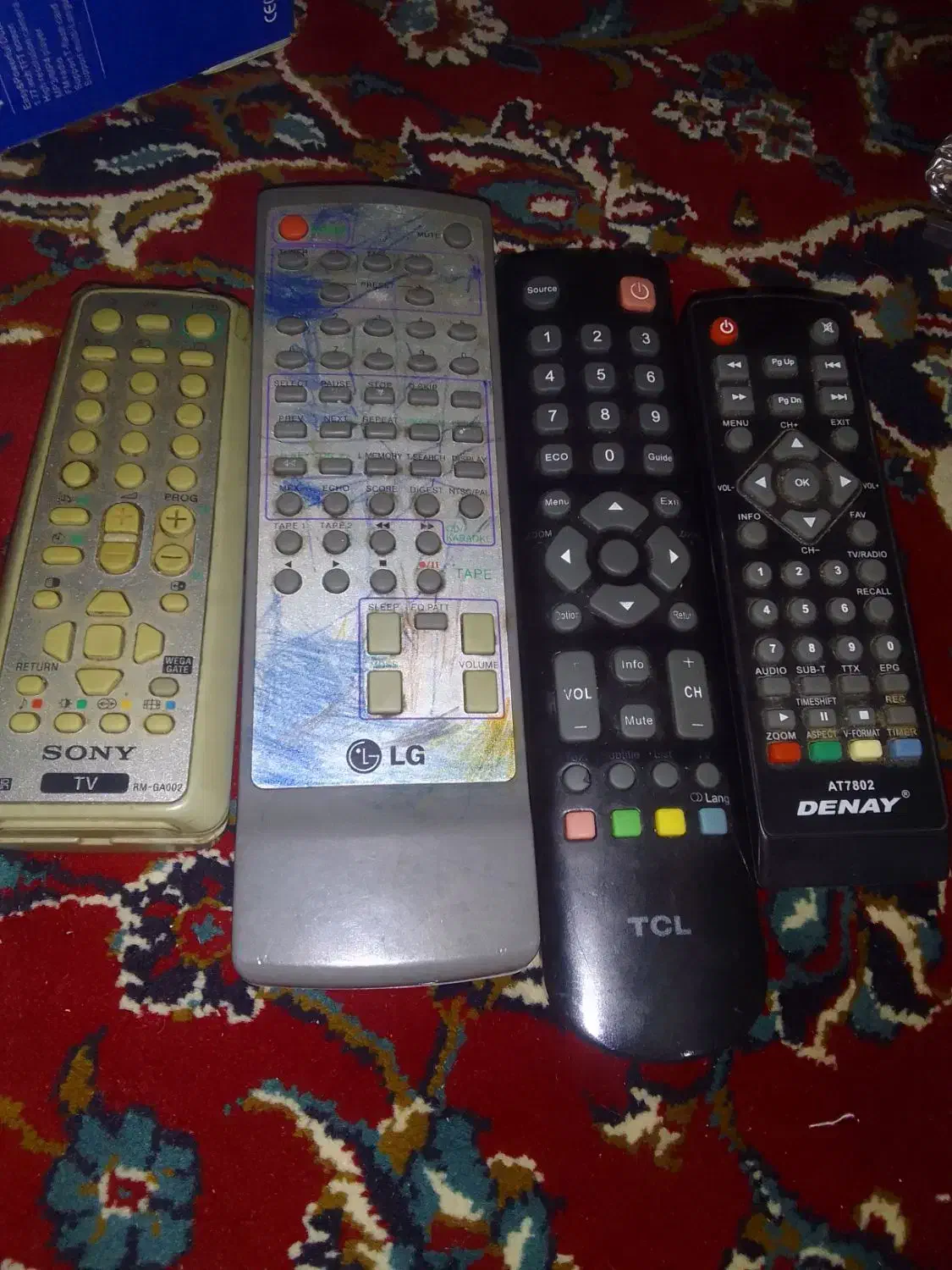 کنترل تلویزیون،کنترل گیرنده دیجیتال دنای وxvision|تلویزیون و پروژکتور|بجنورد, |دیوار