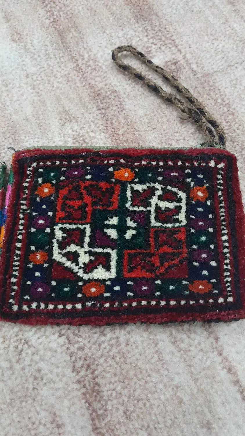 کیف تزئینی فرش بافت زنانه صنایع دستی|کیف، کفش، کمربند|همدان, |دیوار