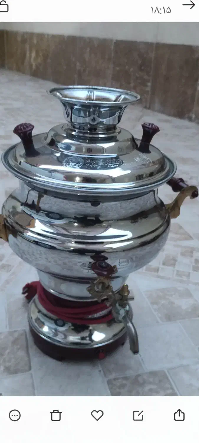 سماور برقی ۸ لیتری در حد نو|سماور، چایساز، قهوهساز|لنگرود, |دیوار