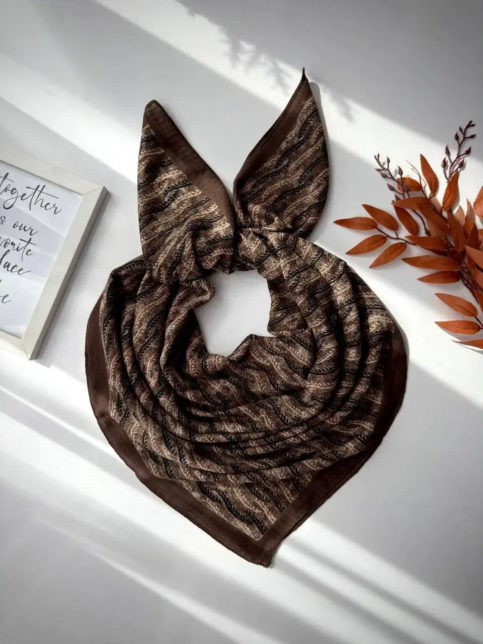 روسری پاییزه کندویی|لباس|دهدشت, |دیوار