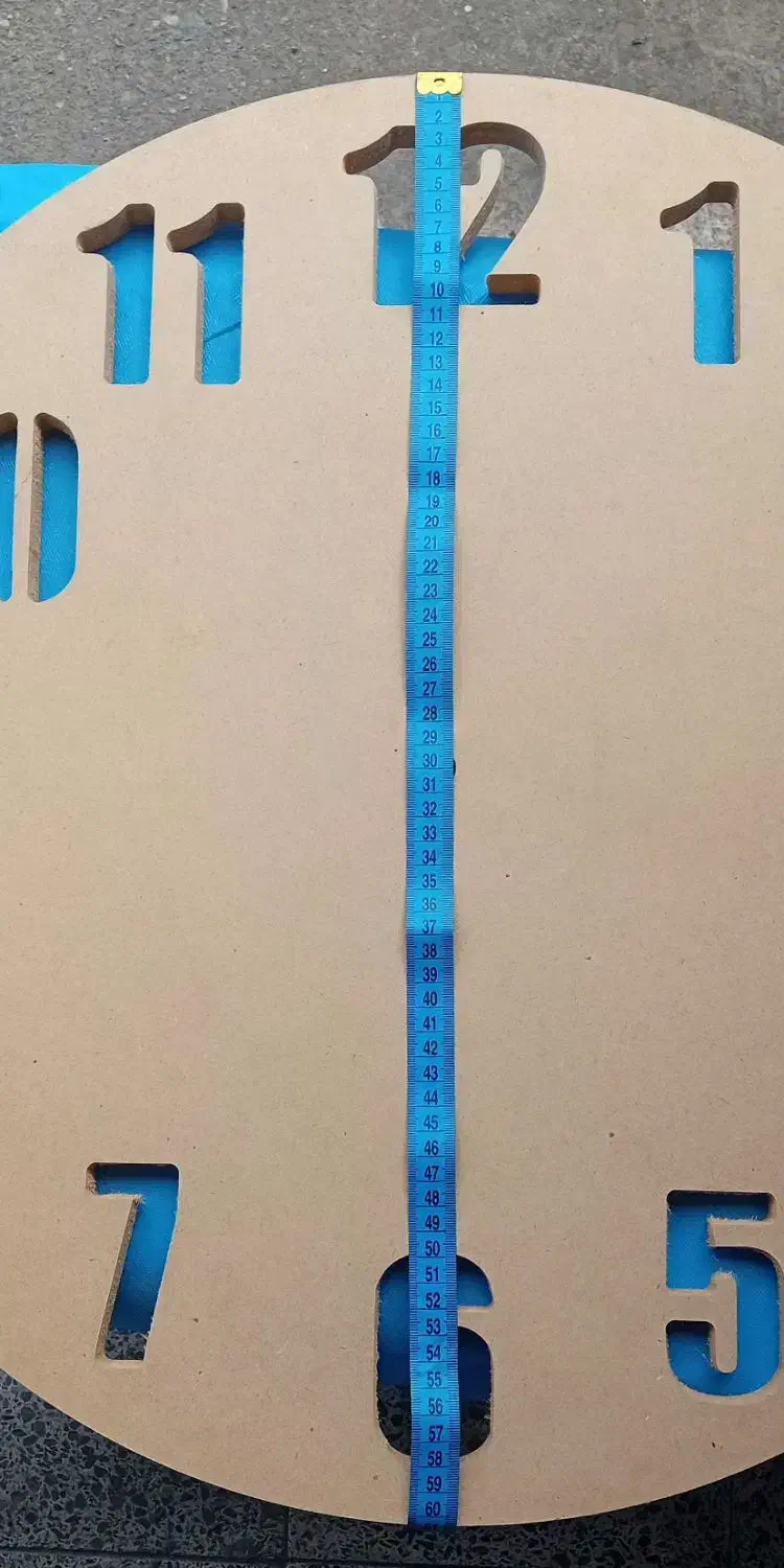 چوب ام دی اف خام برش خورده ساعت مناسب رزین|ساعت دیواری و تزئینی|رشت, کوی مهر|دیوار