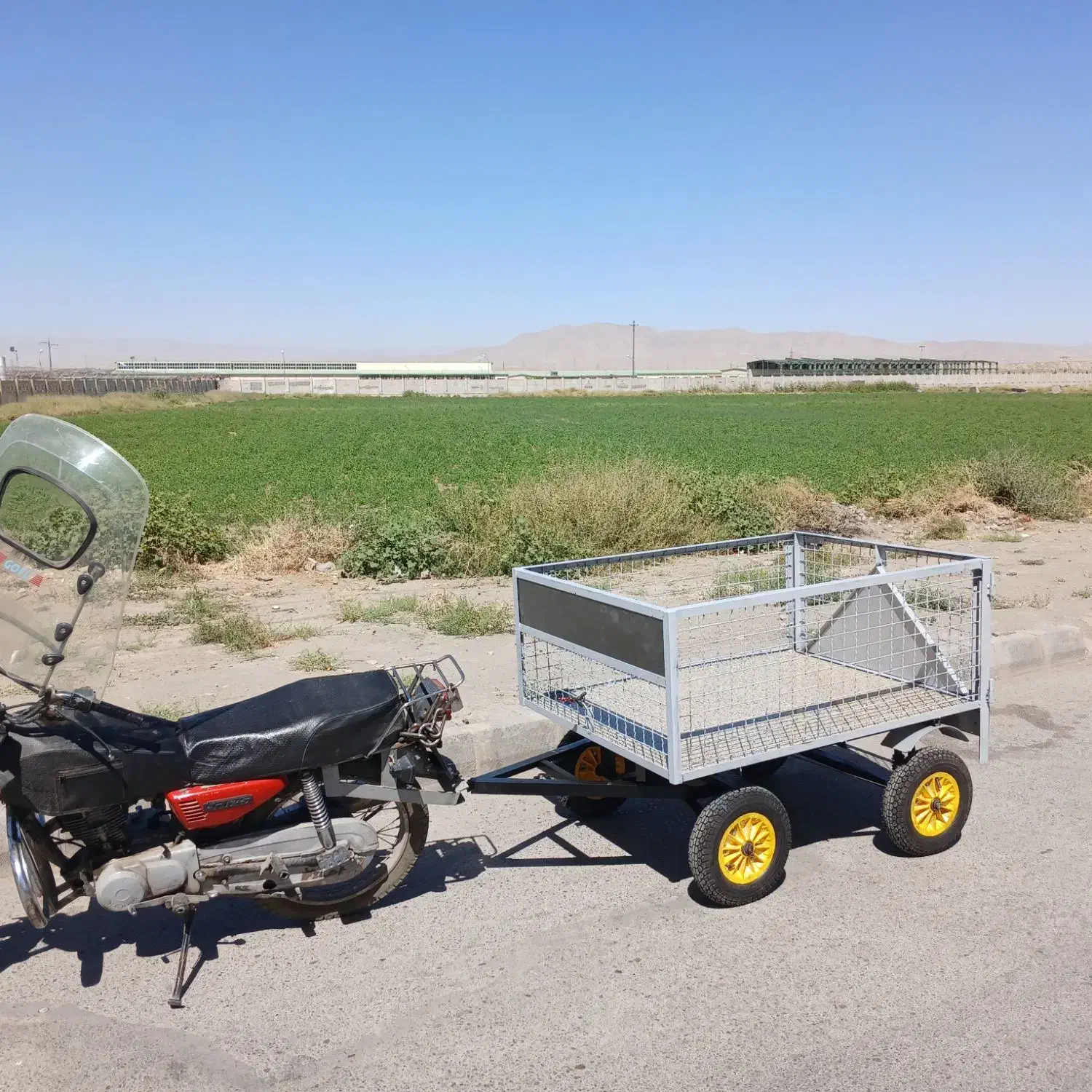 گاری وانت موتوری غرفه فلافلی سیار هندا سه چرخ بودی|ماشینآلات صنعتی|لار, |دیوار