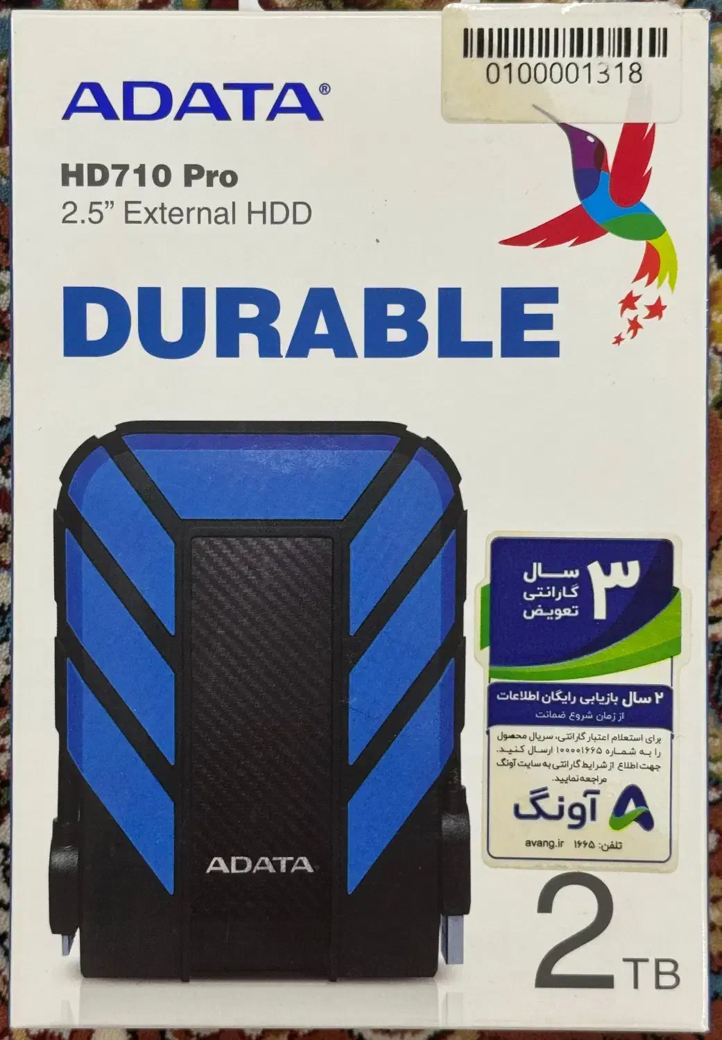 هارد اکسترنال ای دیتا ۲ ترابایت اصل تایوان زیرقیمت|قطعات و لوازم جانبی رایانه|میناب, |دیوار