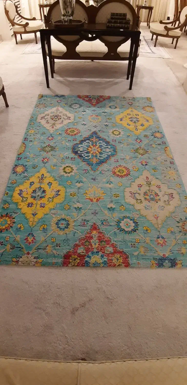 قالیچه ۴‌ متری خوش طرح|فرش|تهران, نظامی گنجوی (توانیر)|دیوار