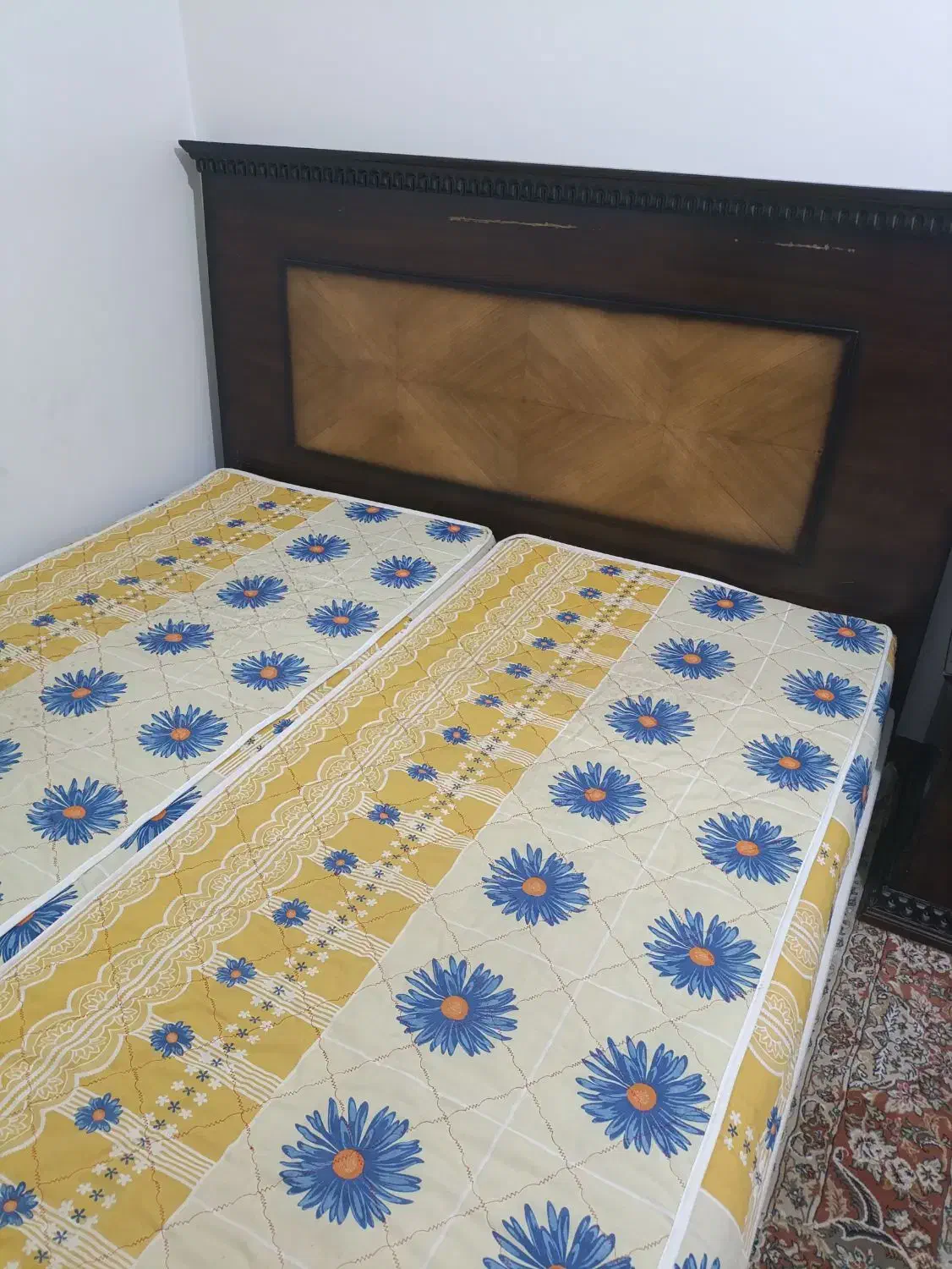 تخت خواب با تشک خوش خواب|تخت و سرویس خواب|خوی, |دیوار