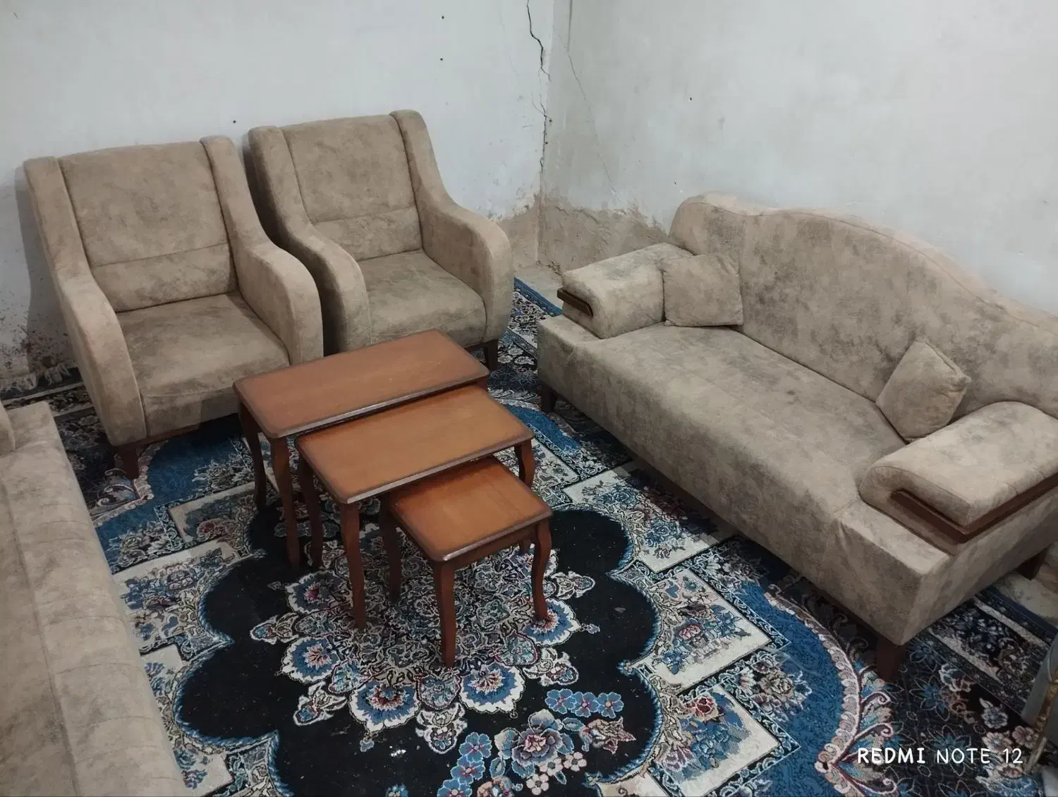 مبل۷نفره چستر سالم درحدنو|مبلمان خانگی و میز عسلی|مشهد, خواجه ربیع|دیوار