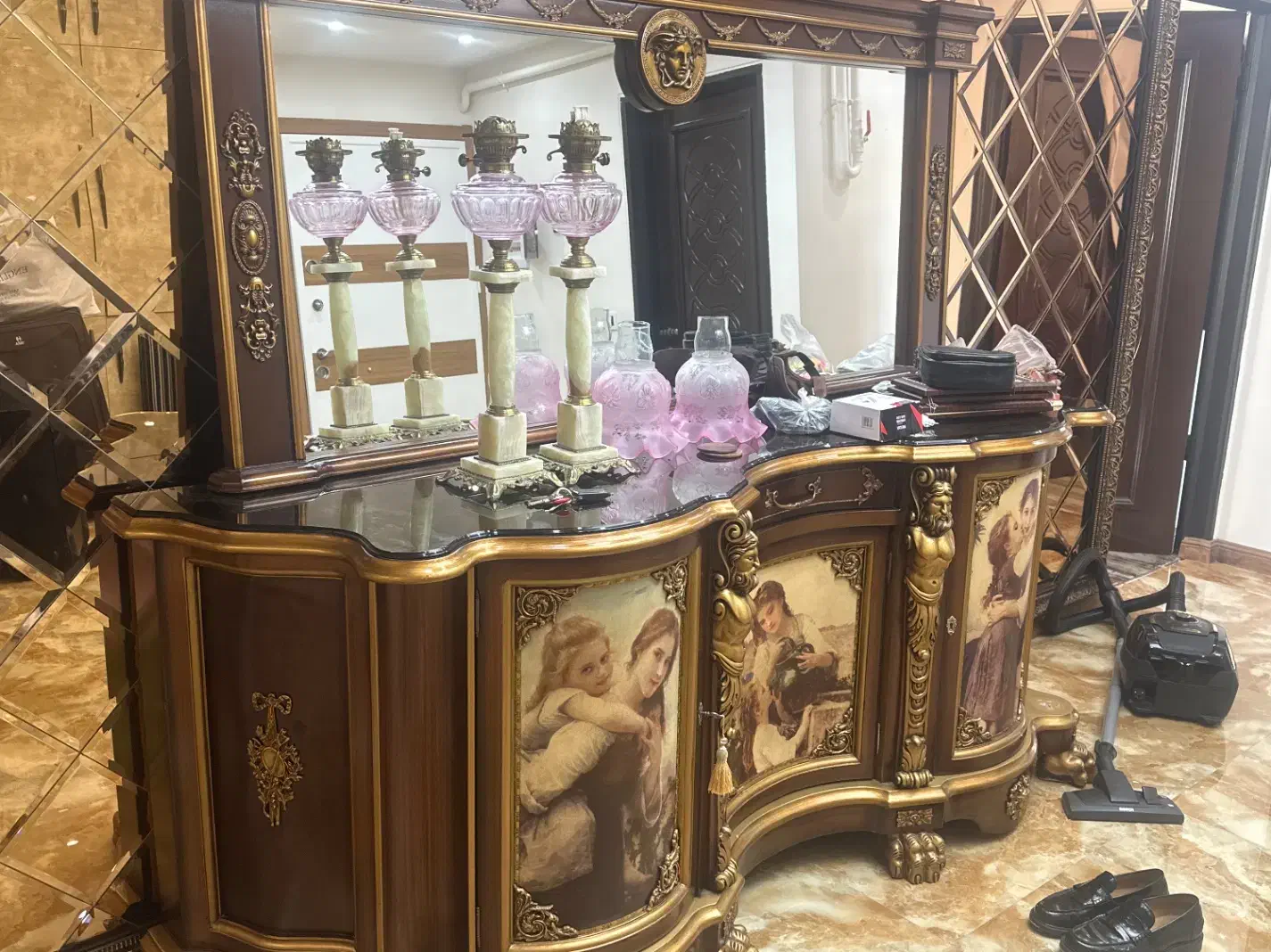 اینه کنسول|بوفه، ویترین، کنسول|تبریز, |دیوار