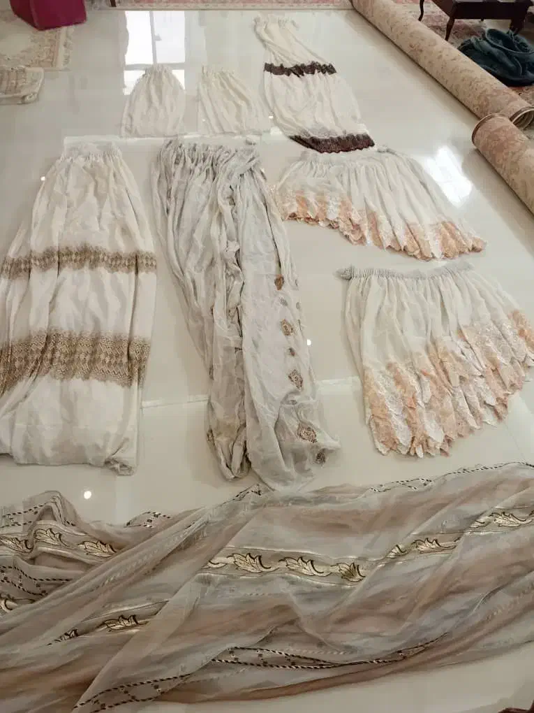 پرده تور پذیرایی اتاق|پرده، رانر، رومیزی|مشهد, چهارچشمه|دیوار