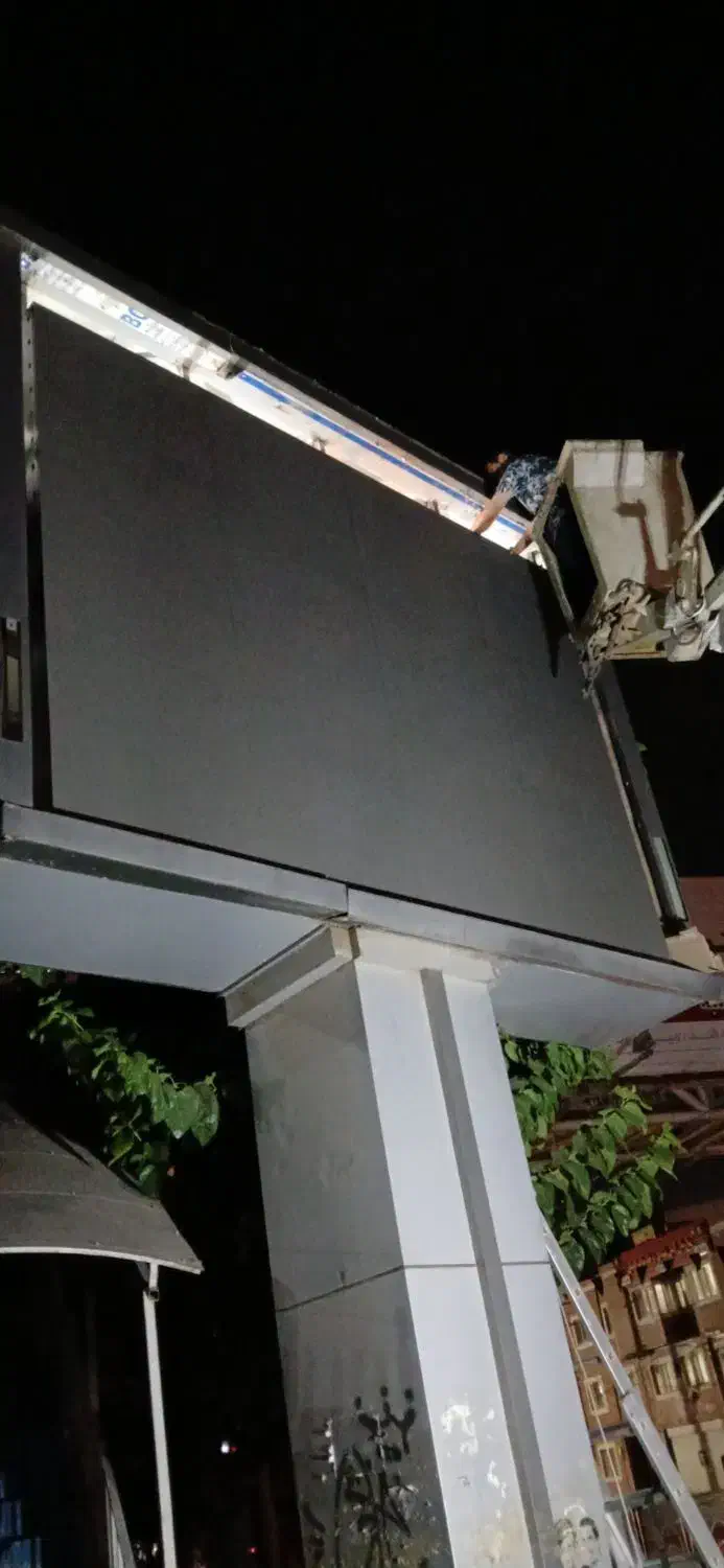 ویدیووال‌ابعاد۴در۳،تابلوسازی،تابلو روان،تلویزیون|فروشگاه و مغازه|تهران, نیروی هوایی (پیروزی)|دیوار