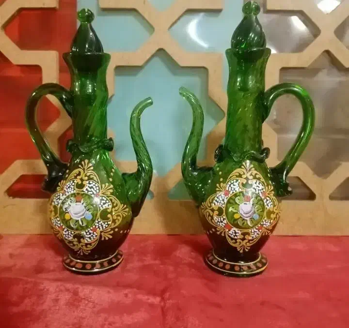 گلابپاش کریستال انتیک|کلکسیون اشیاء عتیقه|مشهد, کوه سنگی|دیوار