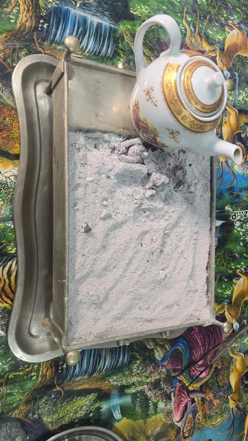 منقل ورشو قدیمی دست ساز چکش یزدی|صنایع دستی و سایر لوازم تزئینی|بهبهان, |دیوار