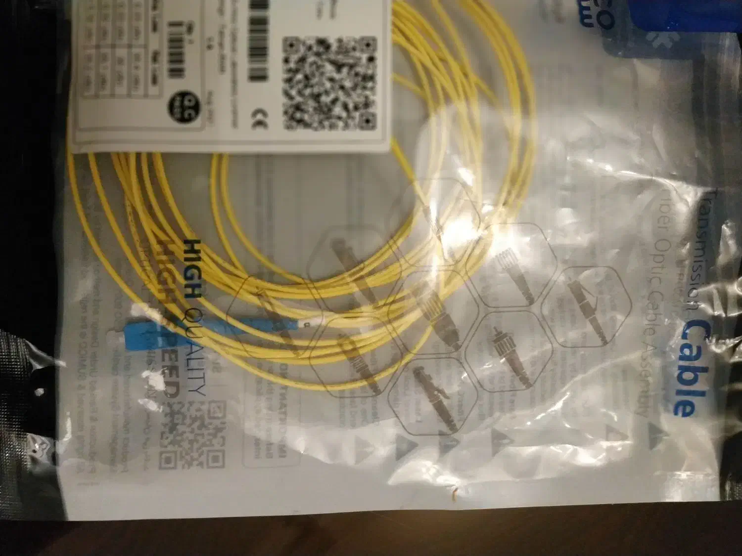 پچ کورد فیبر نوری 5متری|مودم و تجهیزات شبکه|مشهد, سراب|دیوار