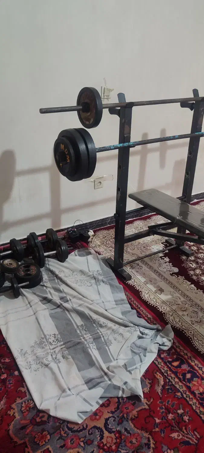 میز هالتر چند کاره  دمبل و وزنه|تجهیزات ورزشی|ری, ملک‌آباد|دیوار