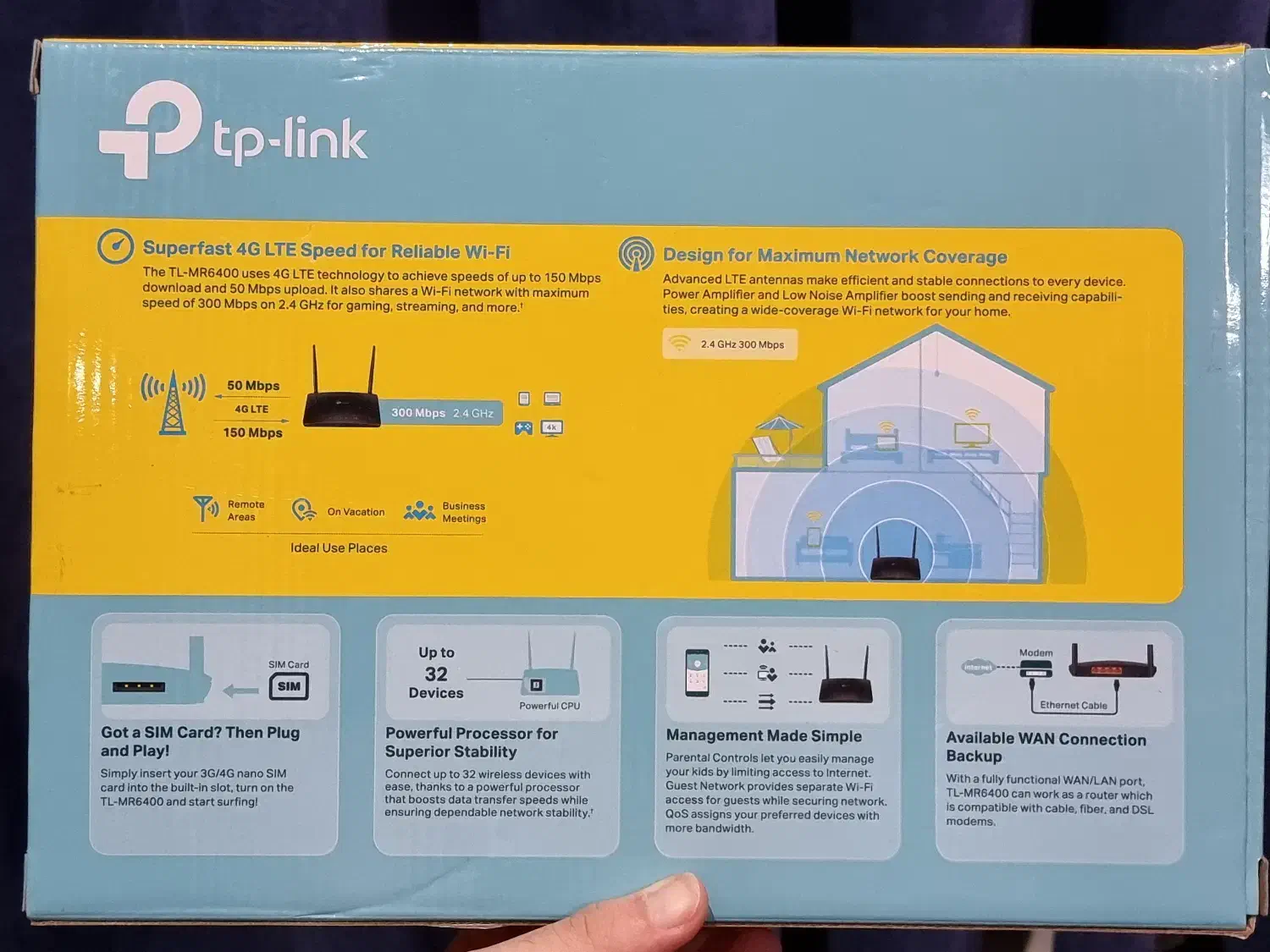 مودم 4G بی سیم TP Link|مودم و تجهیزات شبکه|تهران, شهرک غرب|دیوار