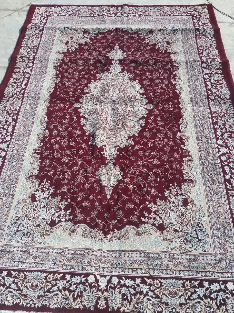 2عدد فرش ماشینی 700شانه تمام نخ 12متری و 6 متری|فرش|بهارستان, |دیوار