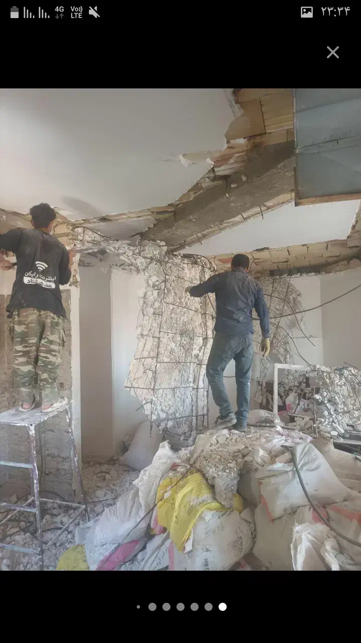 تخریب و کنده کاری کلی و جزئی|خدمات پیشه و مهارت|کرمانشاه, |دیوار