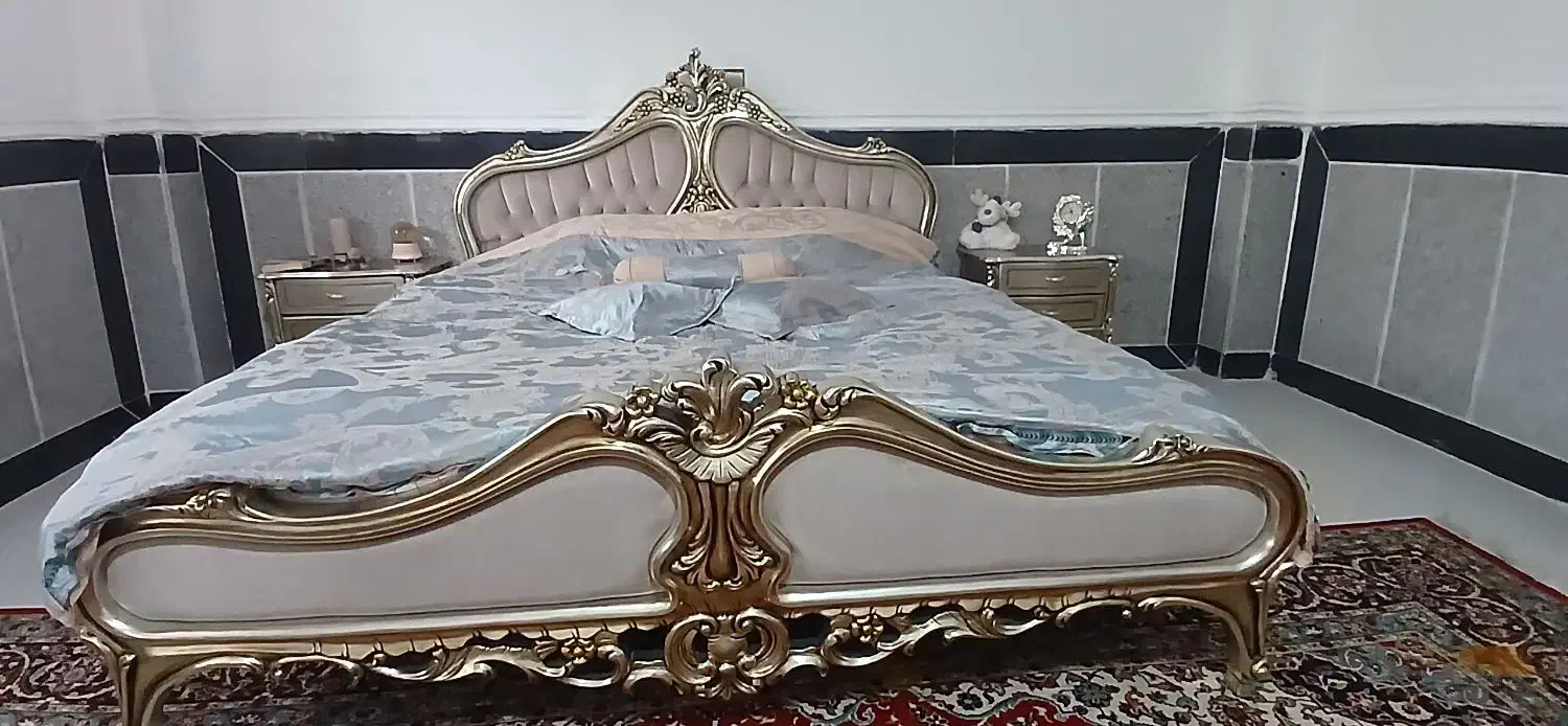 سرویس خواب ورق نقره سلطنتی|تخت و سرویس خواب|ایرانشهر, |دیوار