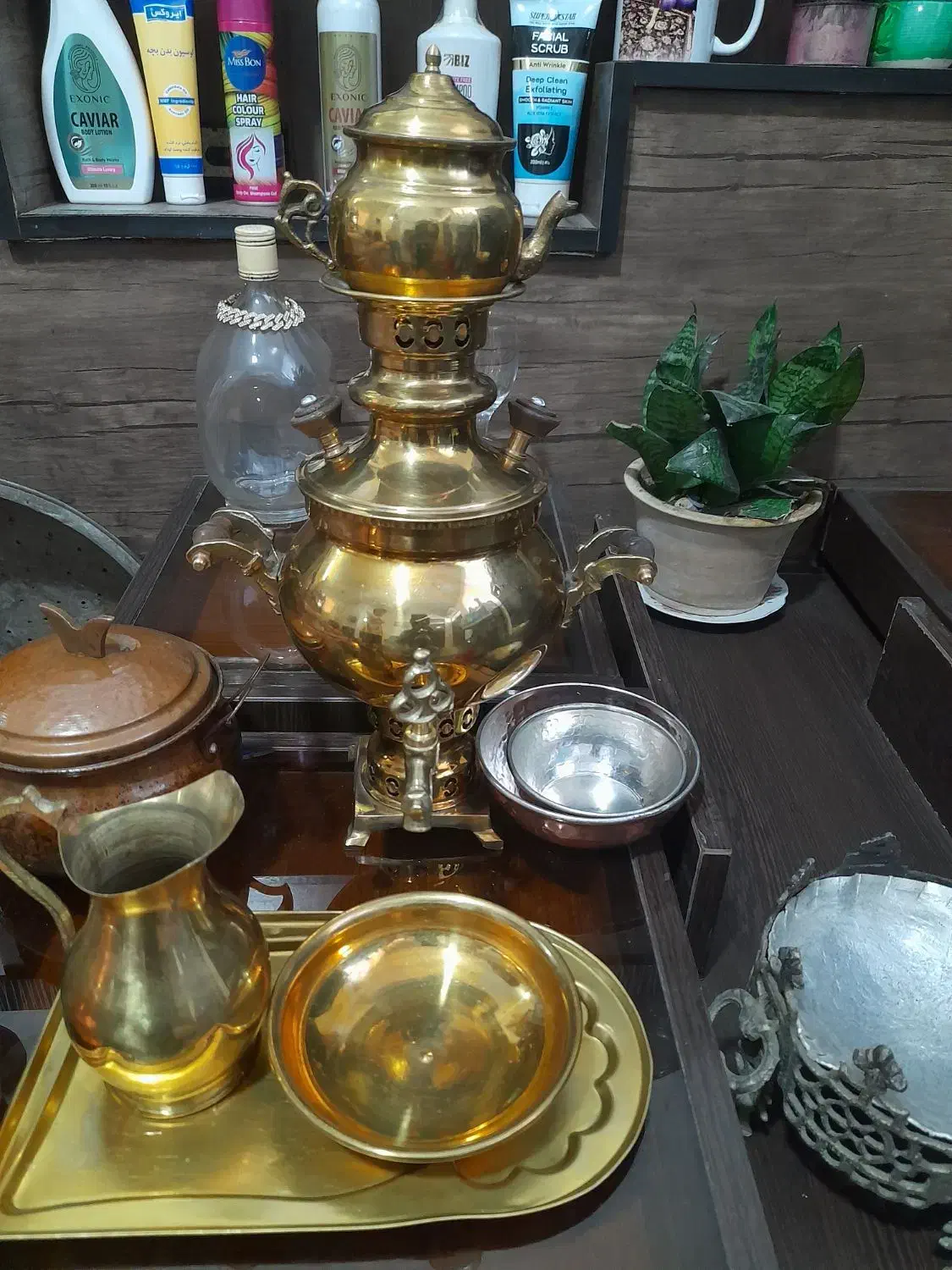 فروش ظروف مسی قدیمی|کلکسیون اشیاء عتیقه|بابل, |دیوار