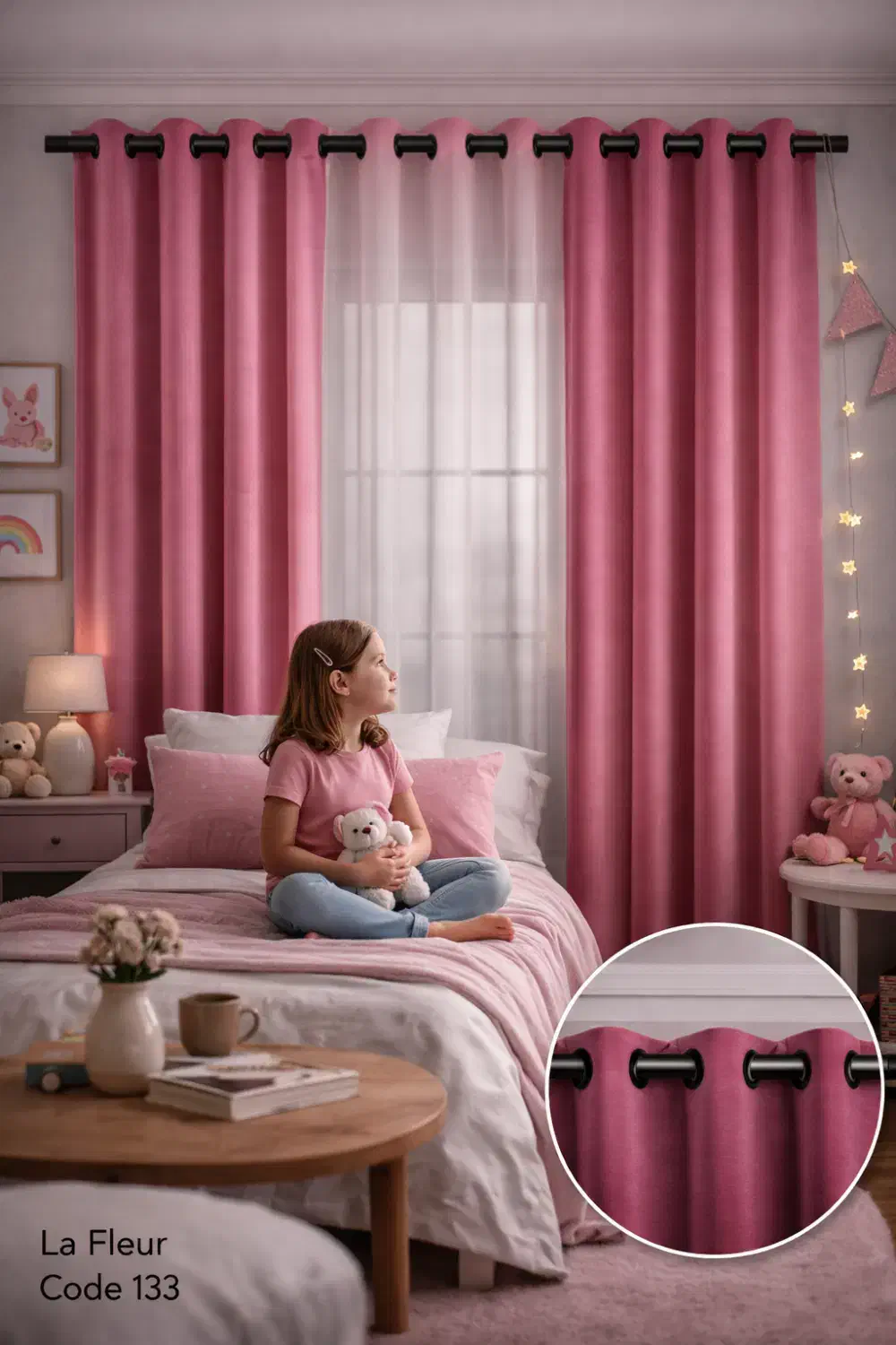 پرده پانچی آماده حریر و هازان|پرده، رانر، رومیزی|تهران, گلستان (شهرک راه آهن)|دیوار