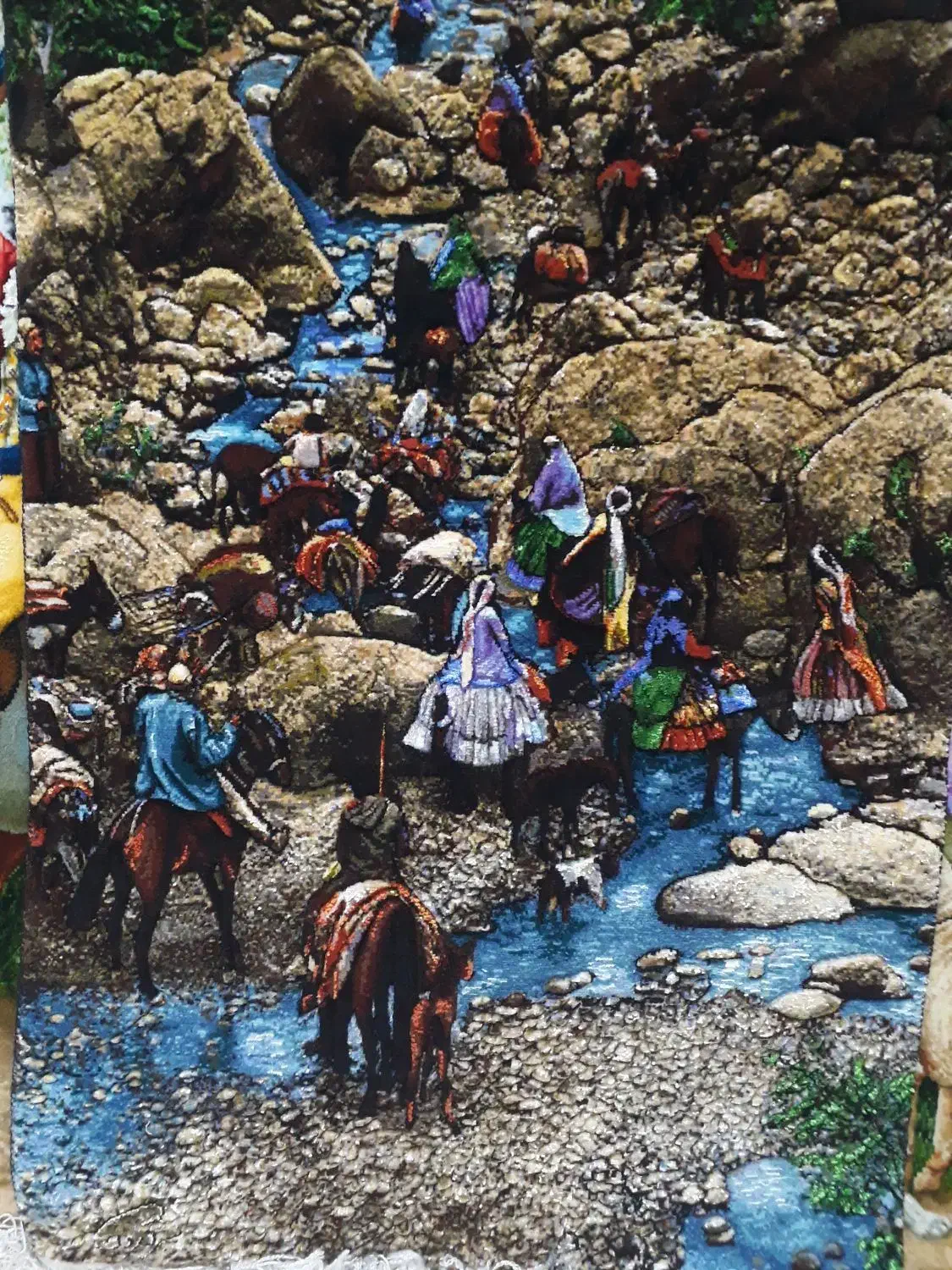 فرش کهنه|فرش|تبریز, |دیوار