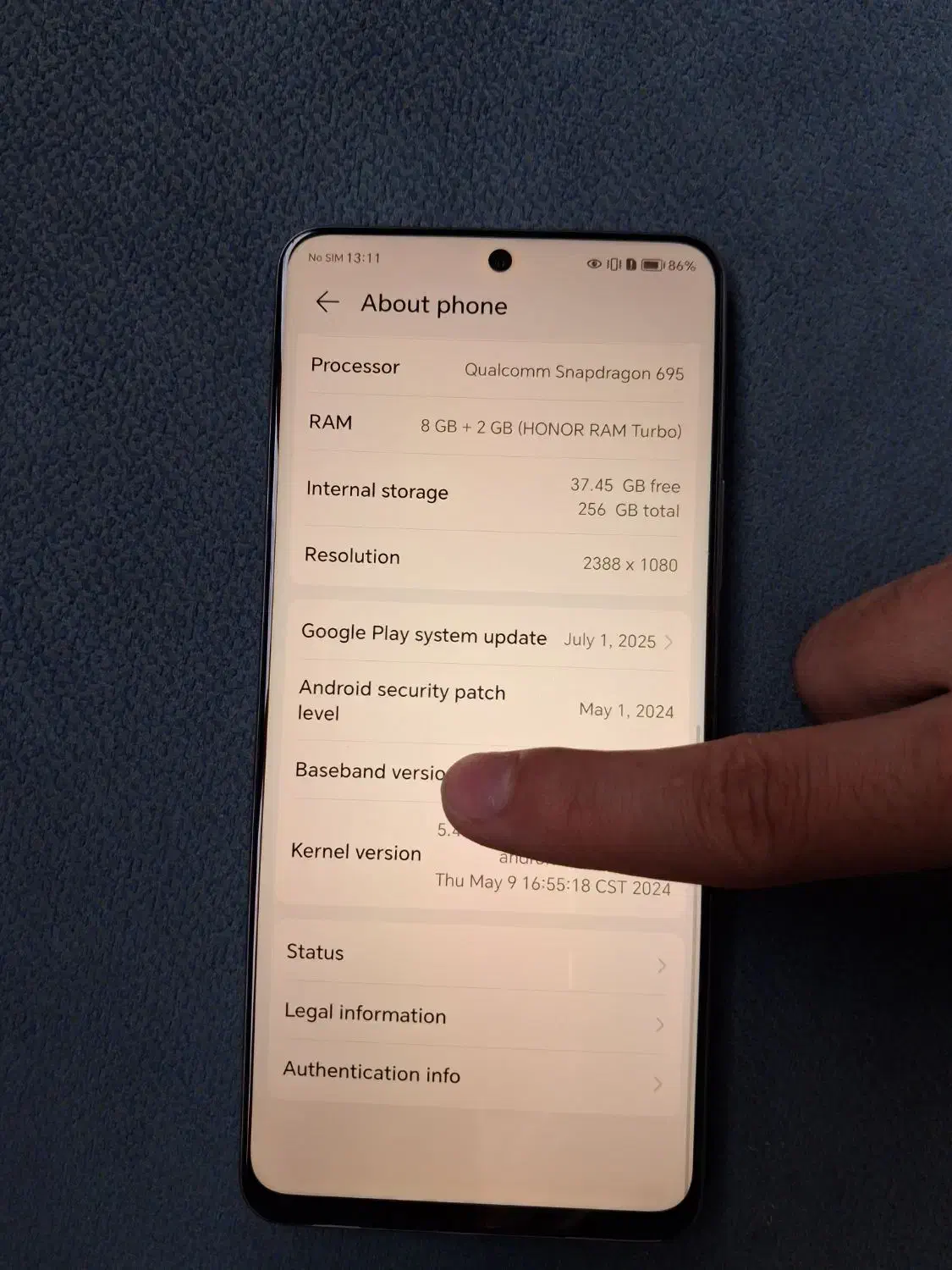 موبایل / گوشی آنر honor x9 5G رم 8 حافظه 256 گیگ|موبایل|مشهد, دانشجو|دیوار