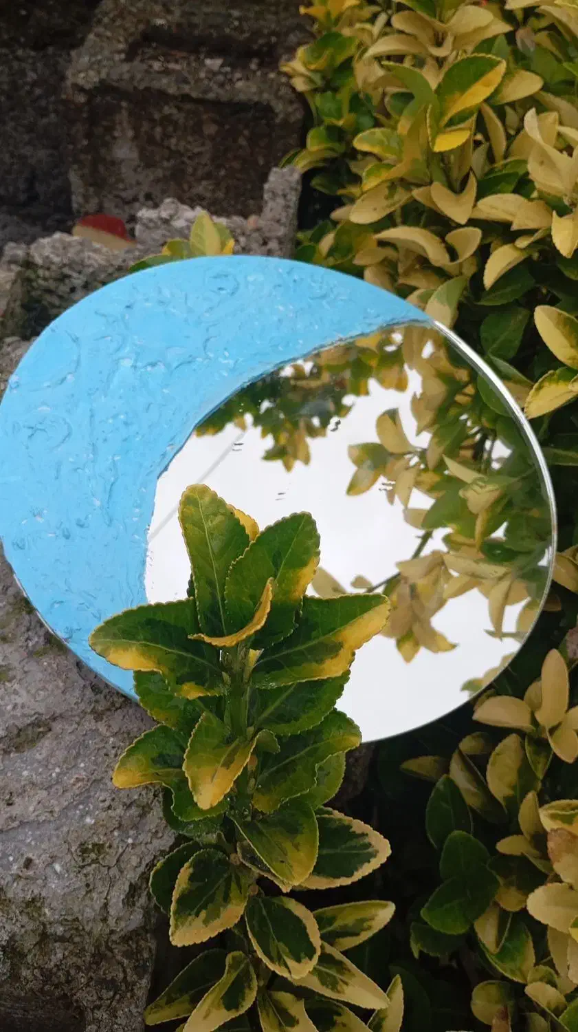 آینه طرح ماه|آینه|رودسر, |دیوار