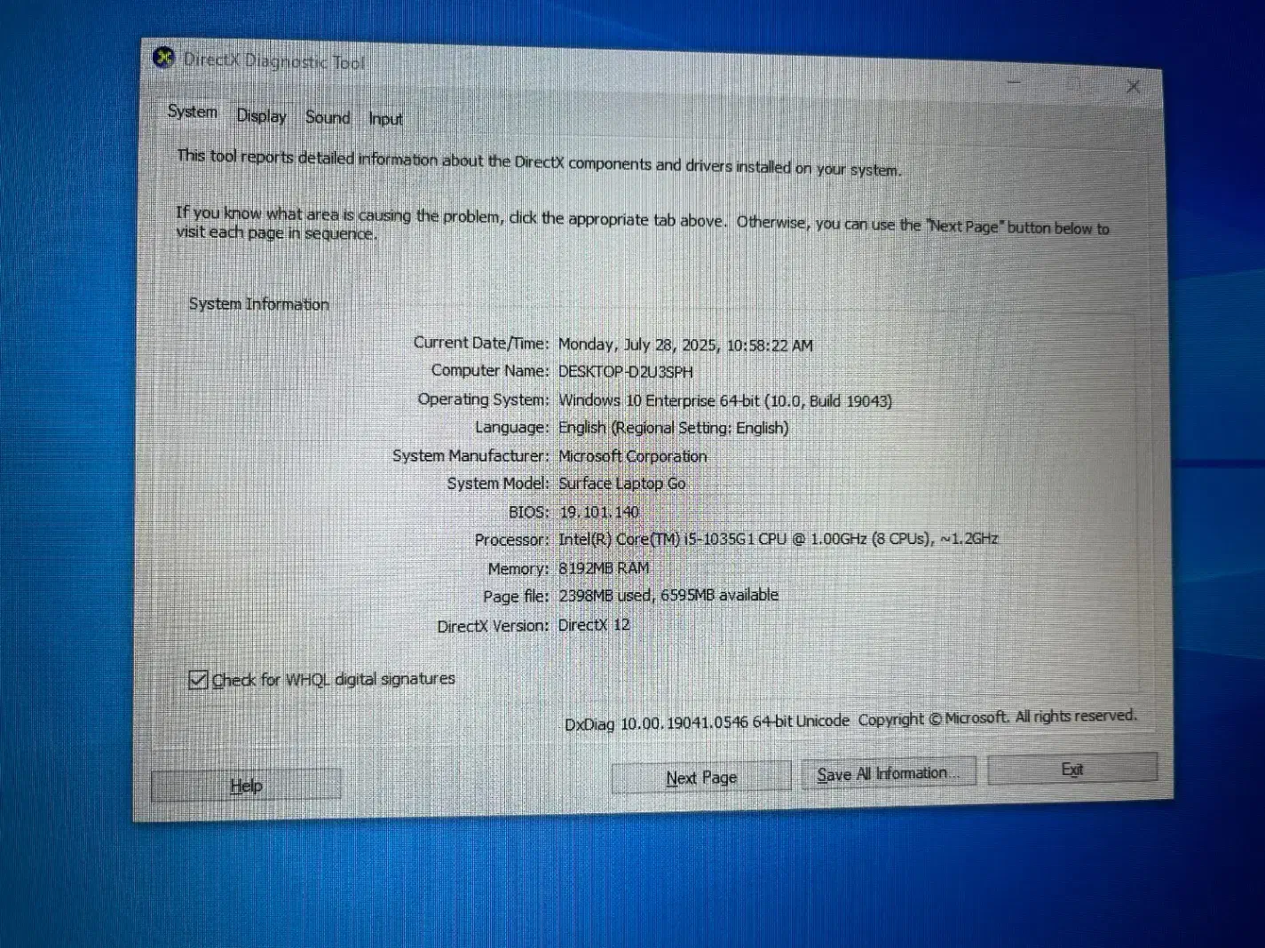 surface laptop go در حد|رایانه همراه|تهران, مجیدیه|دیوار