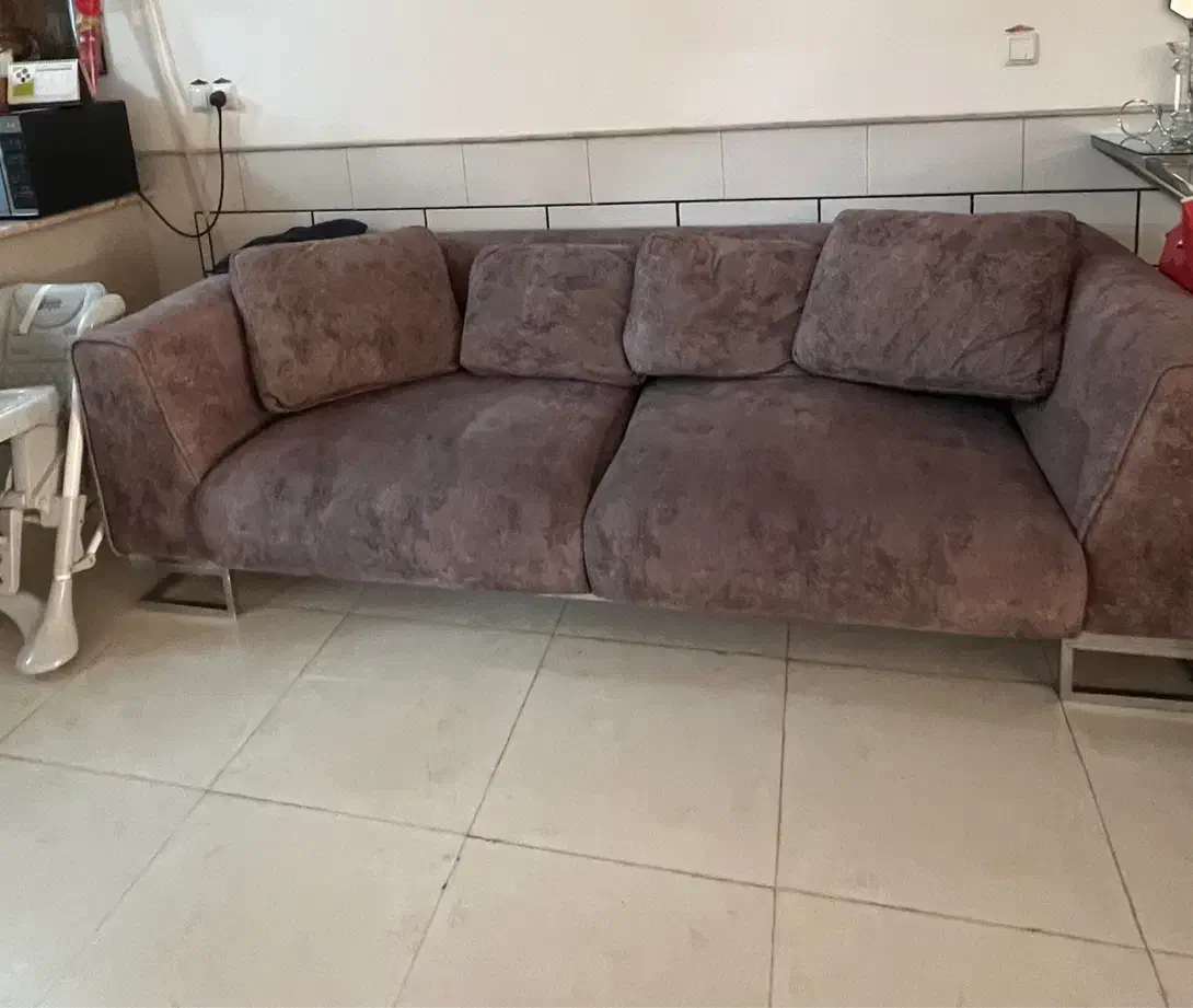 کاناپه پایه استیل|مبلمان خانگی و میز عسلی|کاشان, کارگر|دیوار