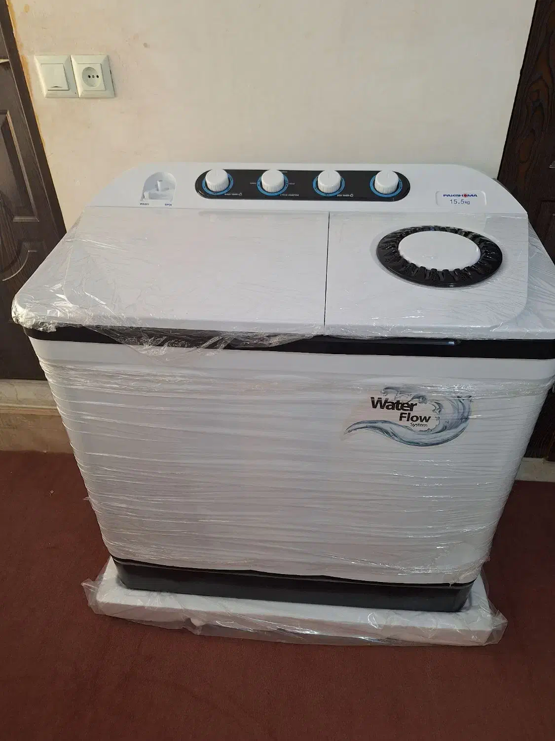 باسلام یک عددماشین لباسشوی۱۵ کیلوی مارک پاکشوما|ماشین لباسشویی و خشک‌کن لباس|نیاسر, |دیوار
