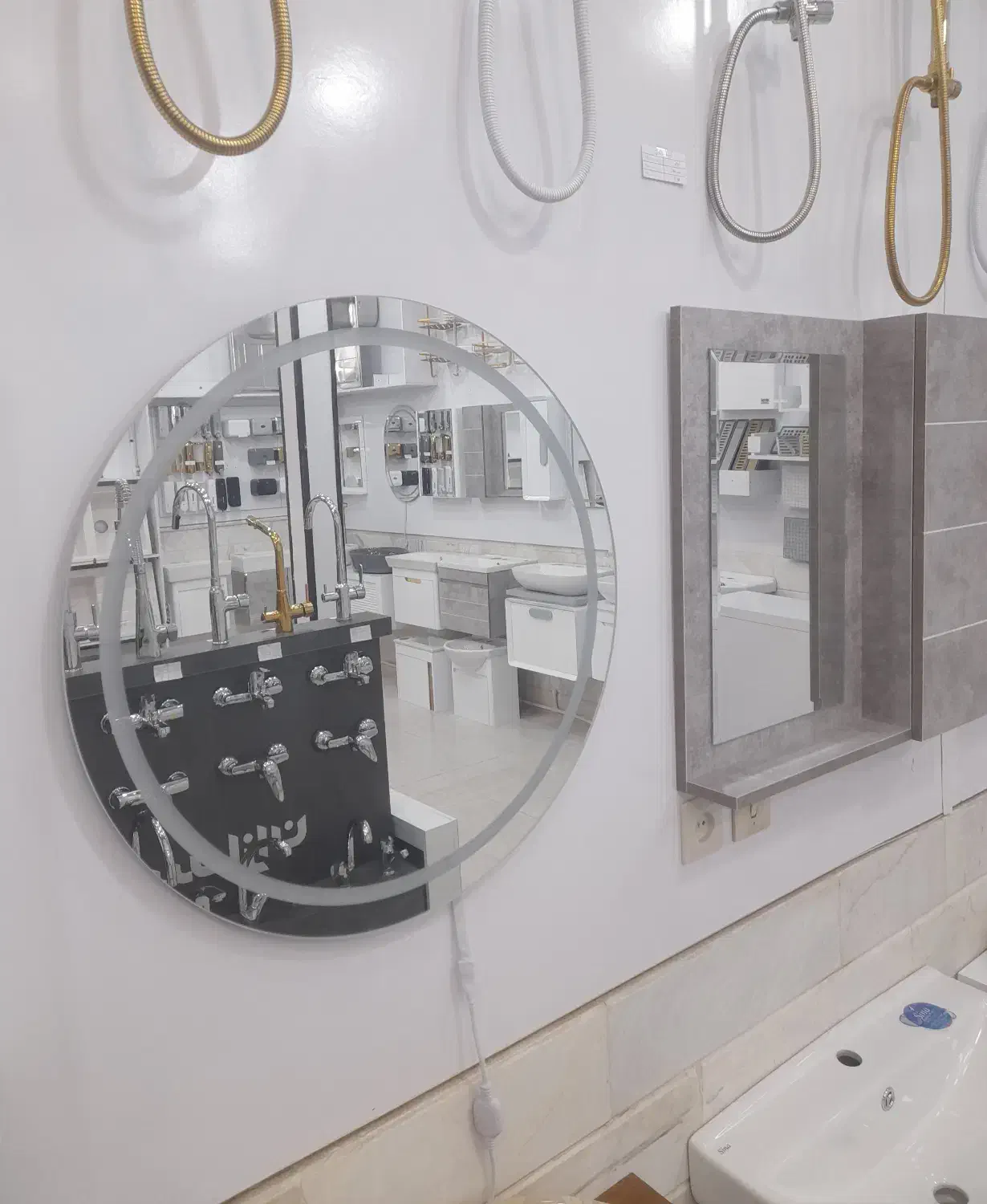 روشویی کابینتی، آیینه، آینه باکس، LED،داروخانه ای|مصالح و تجهیزات ساختمان|ساوه, |دیوار