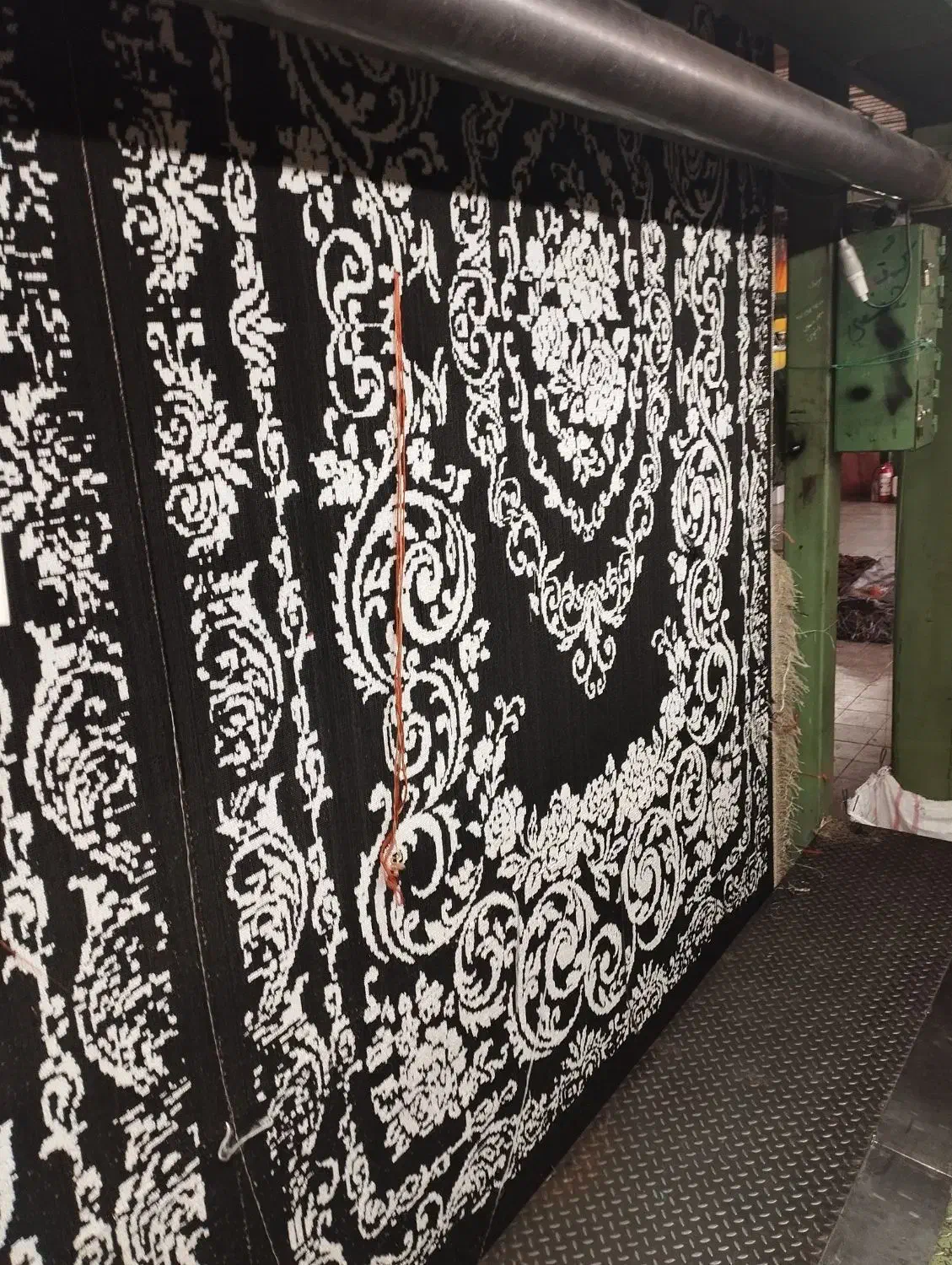 گلیم تراکم 660|گلیم، جاجیم، گبه|کاشان, کارگر|دیوار