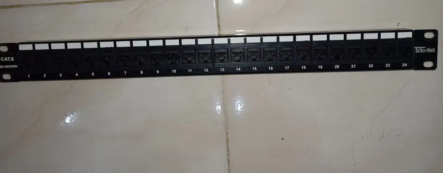 پچ پنل شبکه و... ۲۴ پورت. تایوان|مودم و تجهیزات شبکه|یزد, |دیوار