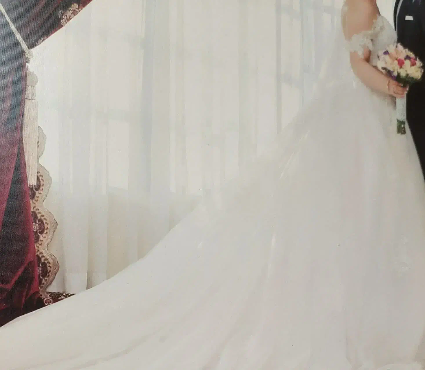 لباس عروس شخصی دوزی شده در حد نو|لباس|ری, شهادت|دیوار