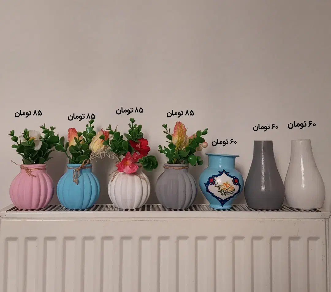 گل و گلدان سنگ مصنوعی هدیه روز مادر گیفت|گل و گیاه طبیعی|قم, سراجه (۱۵ خرداد)|دیوار